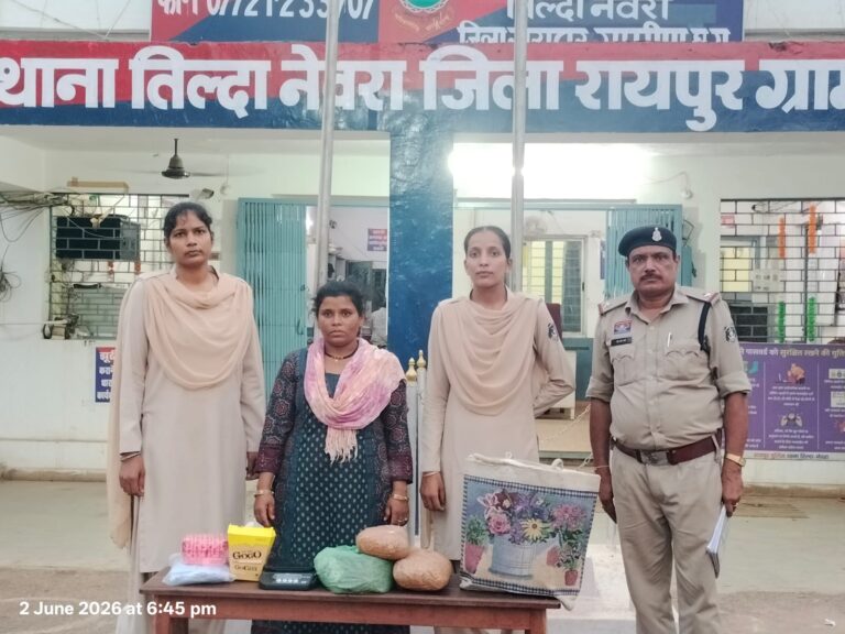चाय नास्ता के ठेले की आड़ में गांजा बेचने वाली महिला को पुलिस ने किया गिरफ्तार, 1लाख 70 हजार का गांजा बरामद IMG 20260603 WA0002