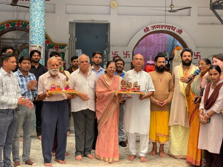 श्री सप्तदेव मंदिर में श्रद्धा एवं उत्साह के साथ मनाया गया भगवान जगन्नाथ जी का उत्सव एवं रथयात्रा का किया गया भव्य स्वागत IMG 20260717 WA0026