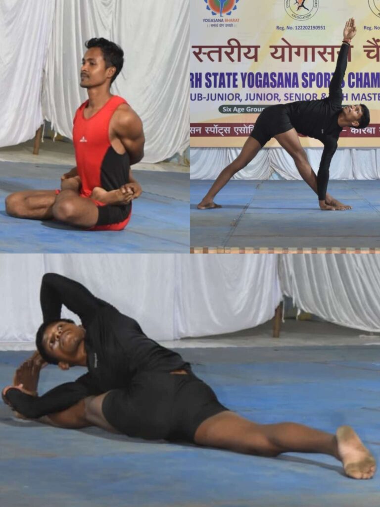 Korba: ऊर्जाधानी कोरबा में योगासन खेल का महाकुंभ शुरू, प्रदेश के 26 जिलों के प्रतिभावान खिलाड़ी दिखा रहे योगासन का हुनर Compress 20260919 062521 1442 1