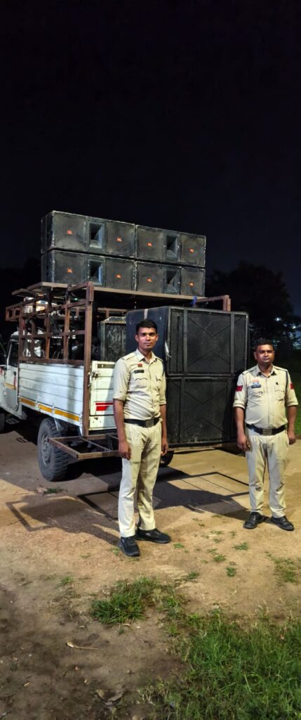 Korba :गणेश उत्सव के दौरान कोरबा पुलिस की ताबड़तोड़ कार्रवाई, कोलाहल अधिनियम के तहत 18 प्रकरण दर्ज IMG 20260927 WA0019