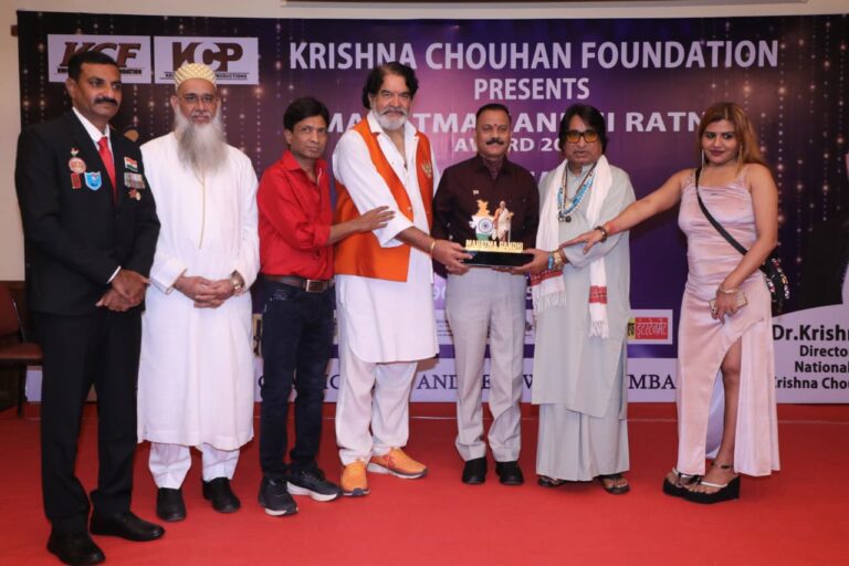डॉ कृष्णा चौहान द्वारा मुम्बई में 6ठे ‘महात्मा गांधी रत्न अवार्ड 2026’ का सफल आयोजन IMG 20261003 WA0019